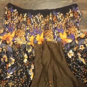 Smocked Harem Pants